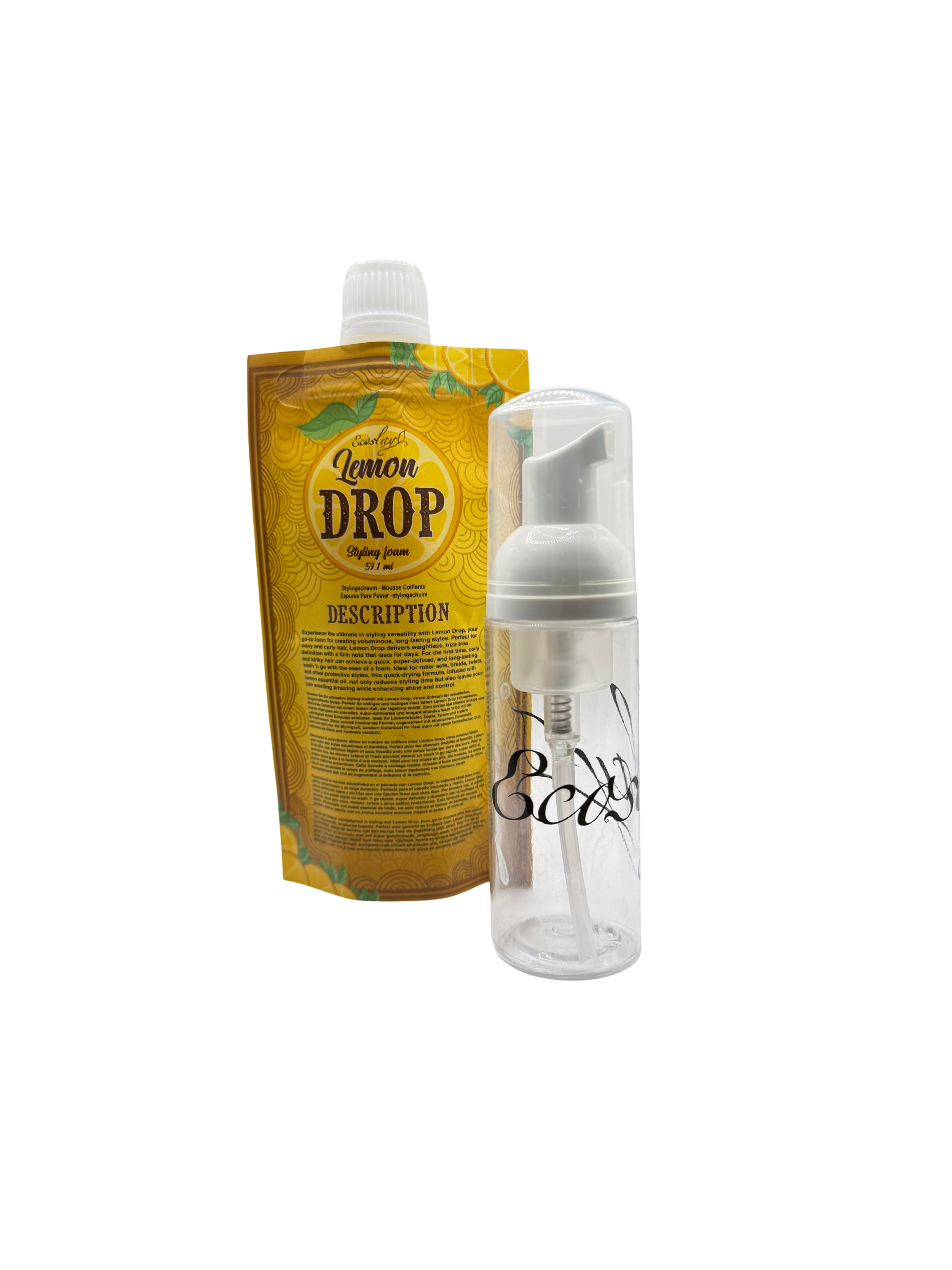 Lemon Drop Styling Foam & Curl Mousse – ecoslay
