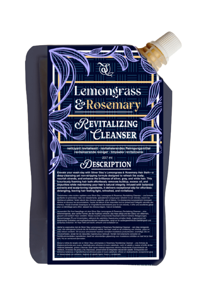 Lemongrass & Rosemary Revitalizing Scalp Cleanser for Silver and Gray Hair