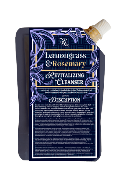 Lemongrass & Rosemary Revitalizing Scalp Cleanser for Silver and Gray Hair
