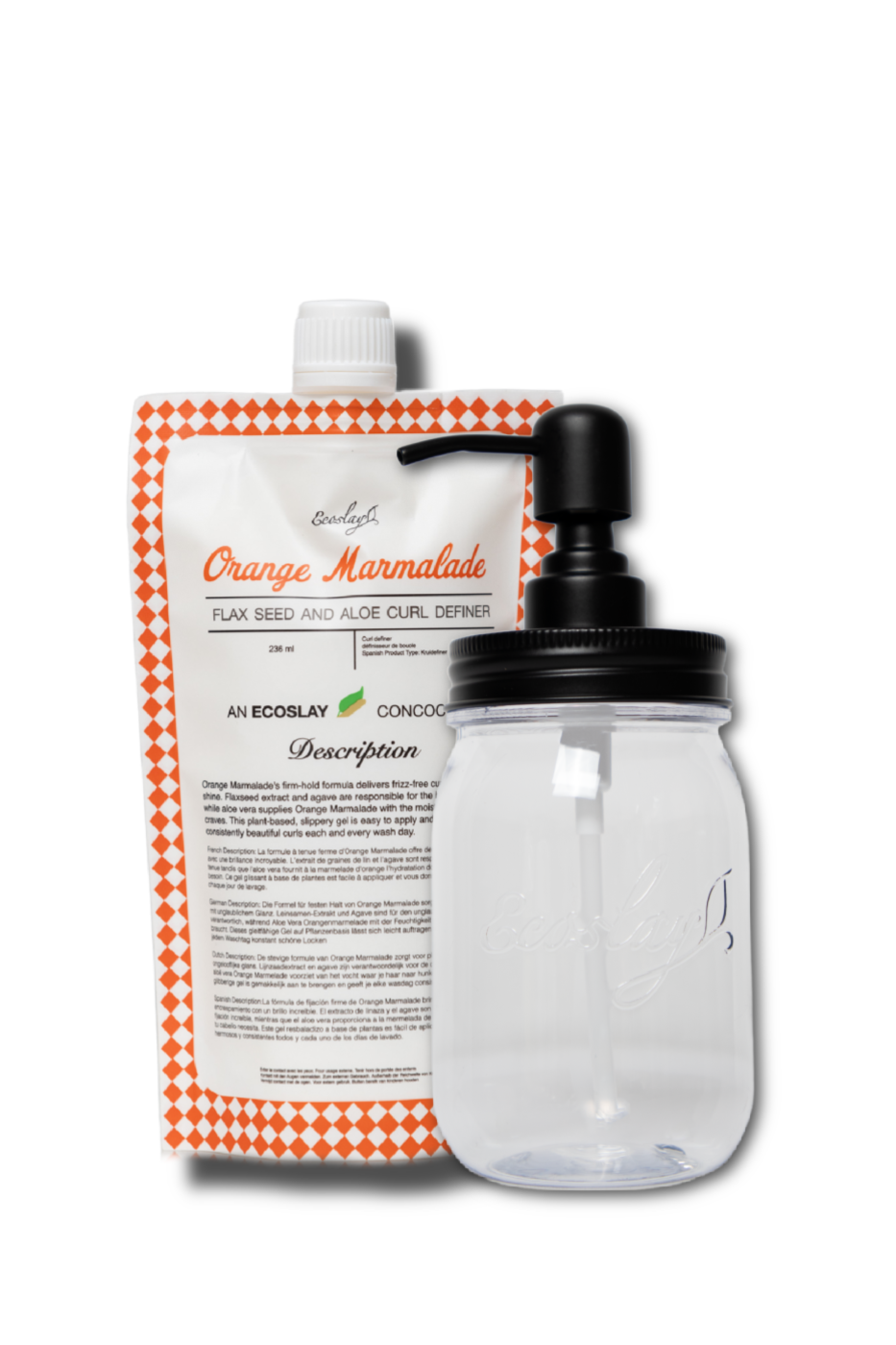 Orange Marmalade Flaxseed and Aloe Curl Definer – ecoslay